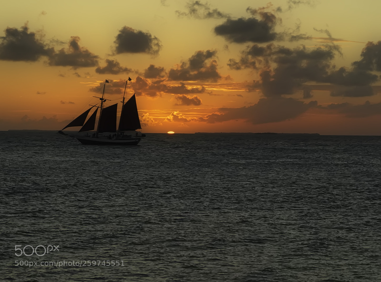 Canon EOS 5D Mark II sample photo. Sunset at key west photography