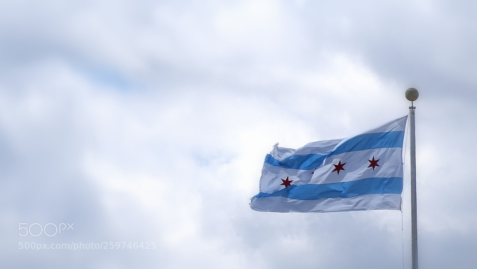 Sony Cyber-shot DSC-HX400V sample photo. Chicago flag photography
