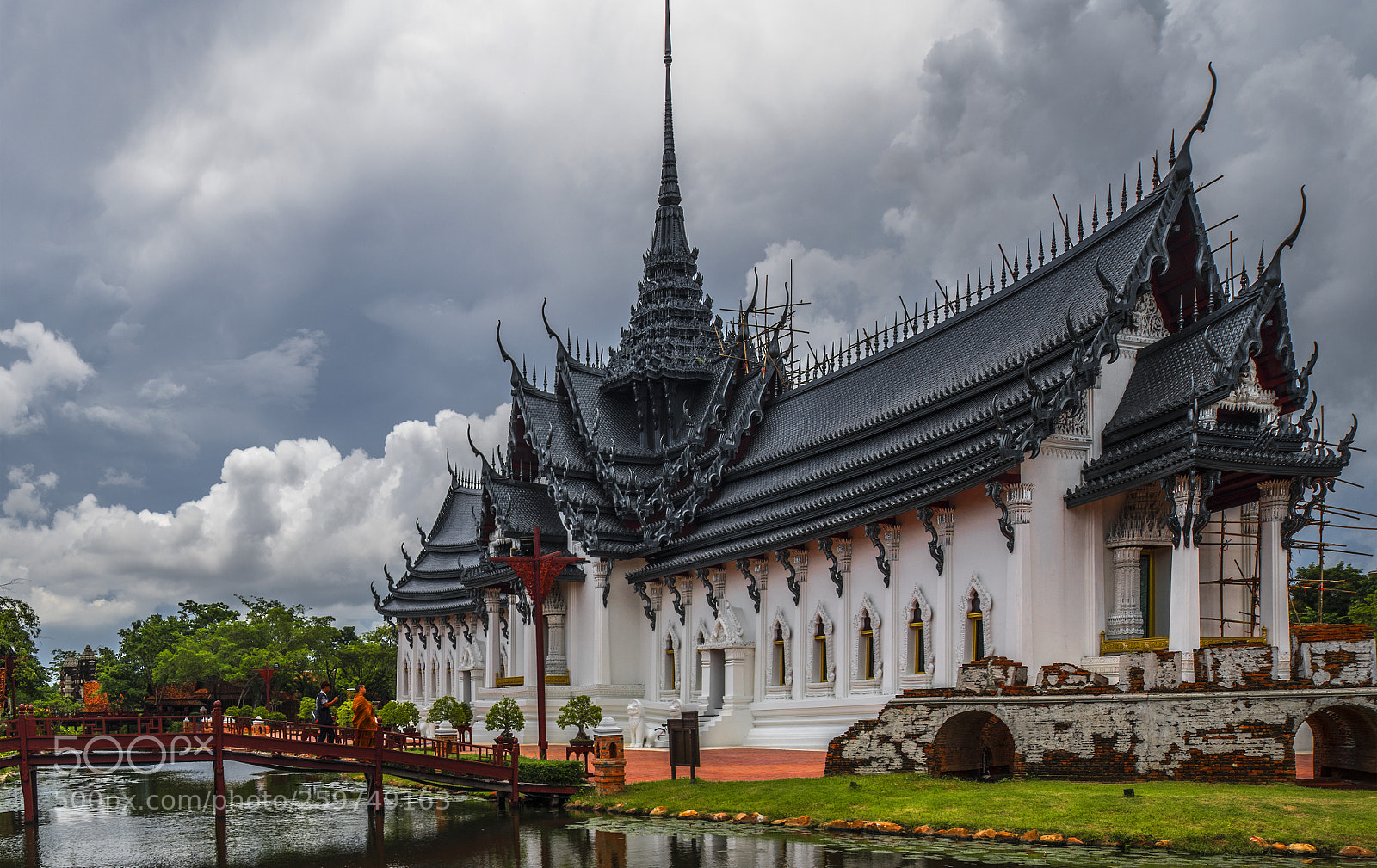 Nikon D850 sample photo. Un temple parmi les photography