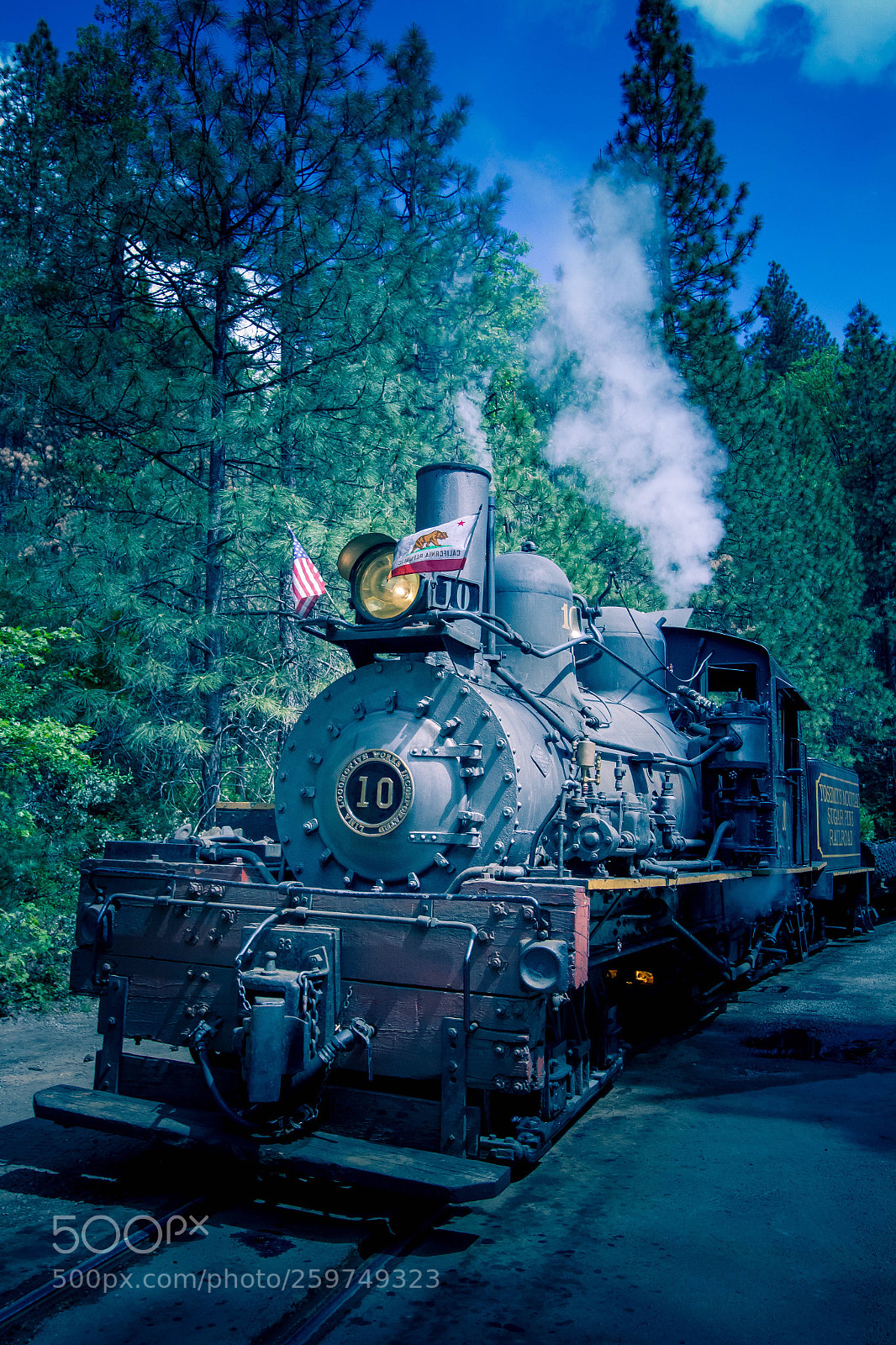 Canon EOS 550D (EOS Rebel T2i / EOS Kiss X4) sample photo. Sugar pine railroad photography