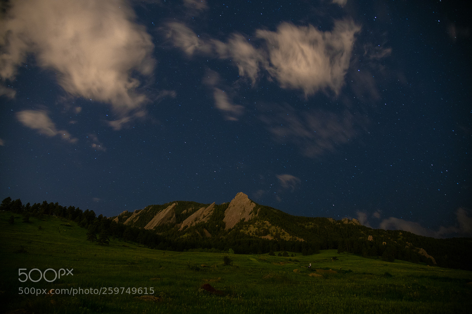 Nikon D850 sample photo. Flatirons at  night photography