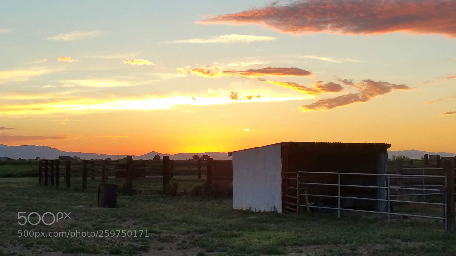 Samsung Galaxy Note4 sample photo. Colorado sunset photography