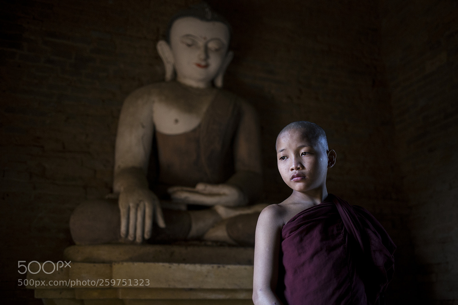 Canon EOS 6D sample photo. Little monk photography