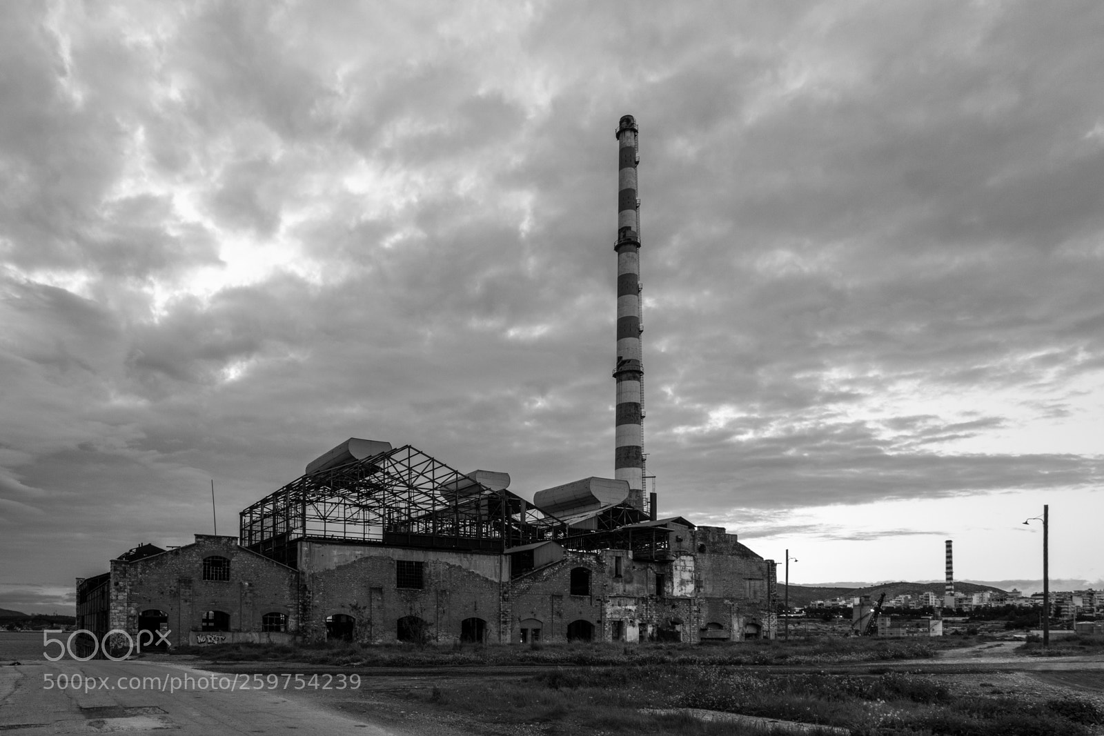 Nikon D7100 sample photo. Drapetsona, abandoned fertilizer factory photography