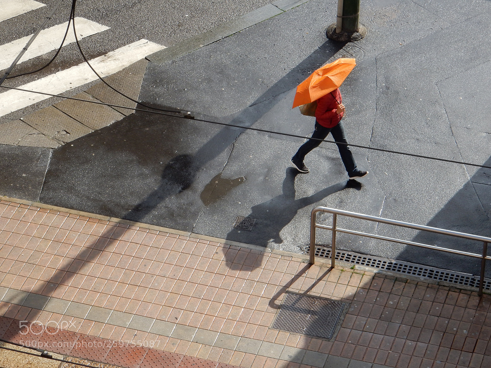 Nikon Coolpix S9900 sample photo. Walking rain photography