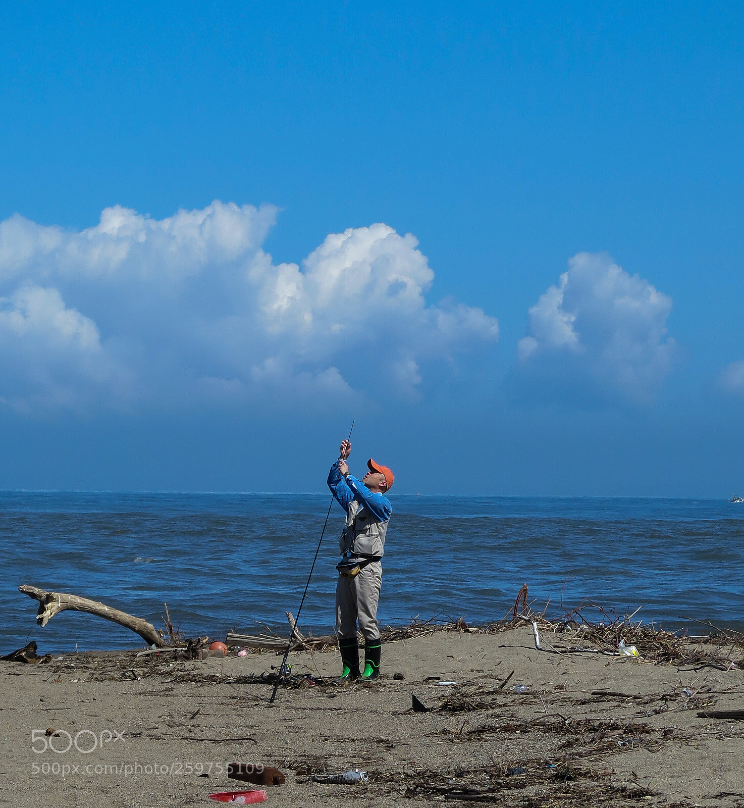 Canon PowerShot G16 sample photo. Fisherman getting ready photography