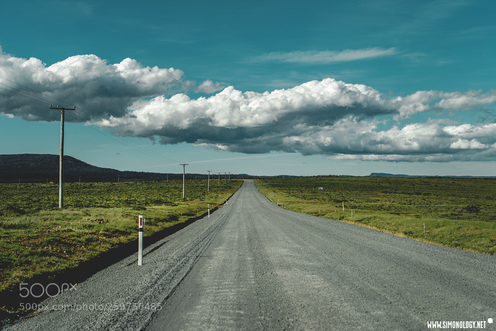 Nikon D800E sample photo. Empty road and cloudscape photography