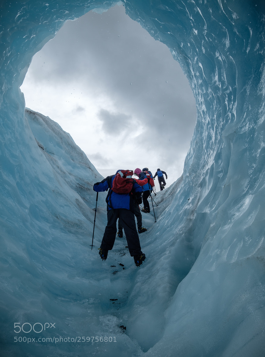 Fujifilm X-T2 sample photo. Hiking the tasman glacier photography