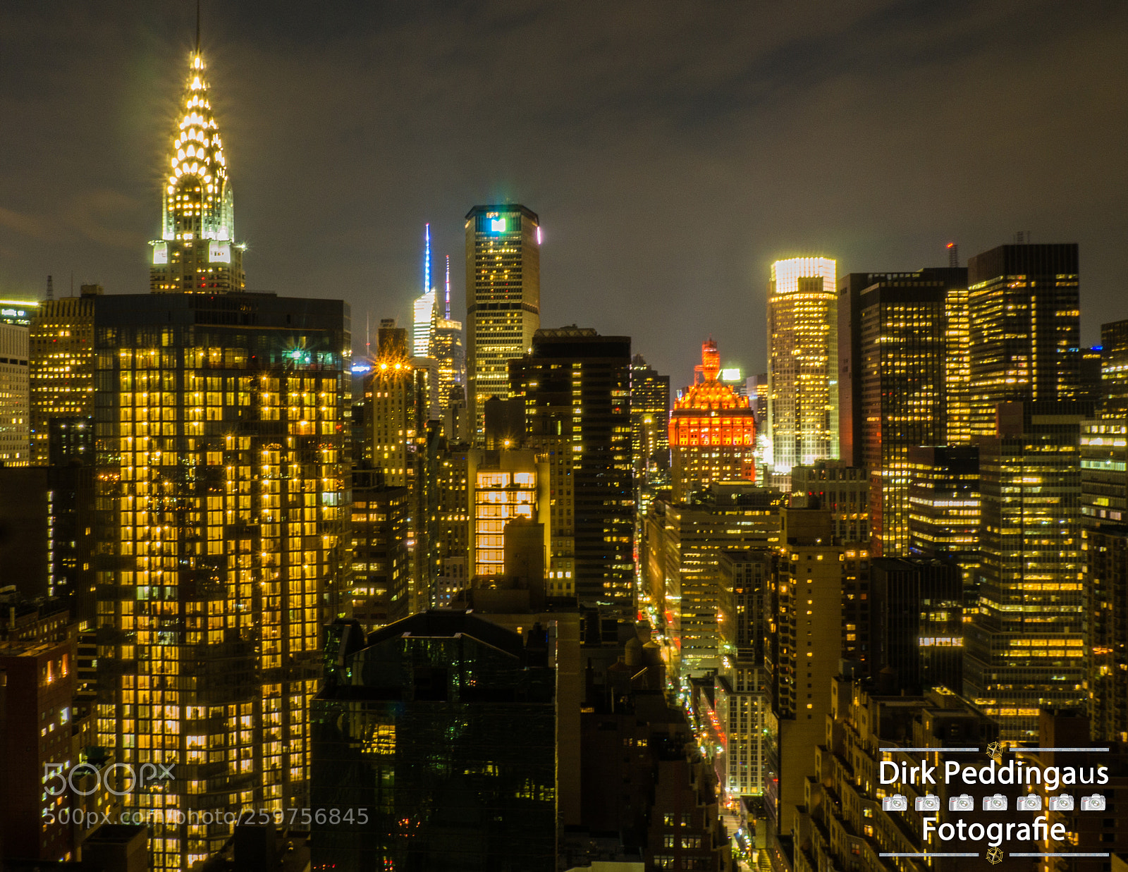 Olympus OM-D E-M10 sample photo. New york by night photography