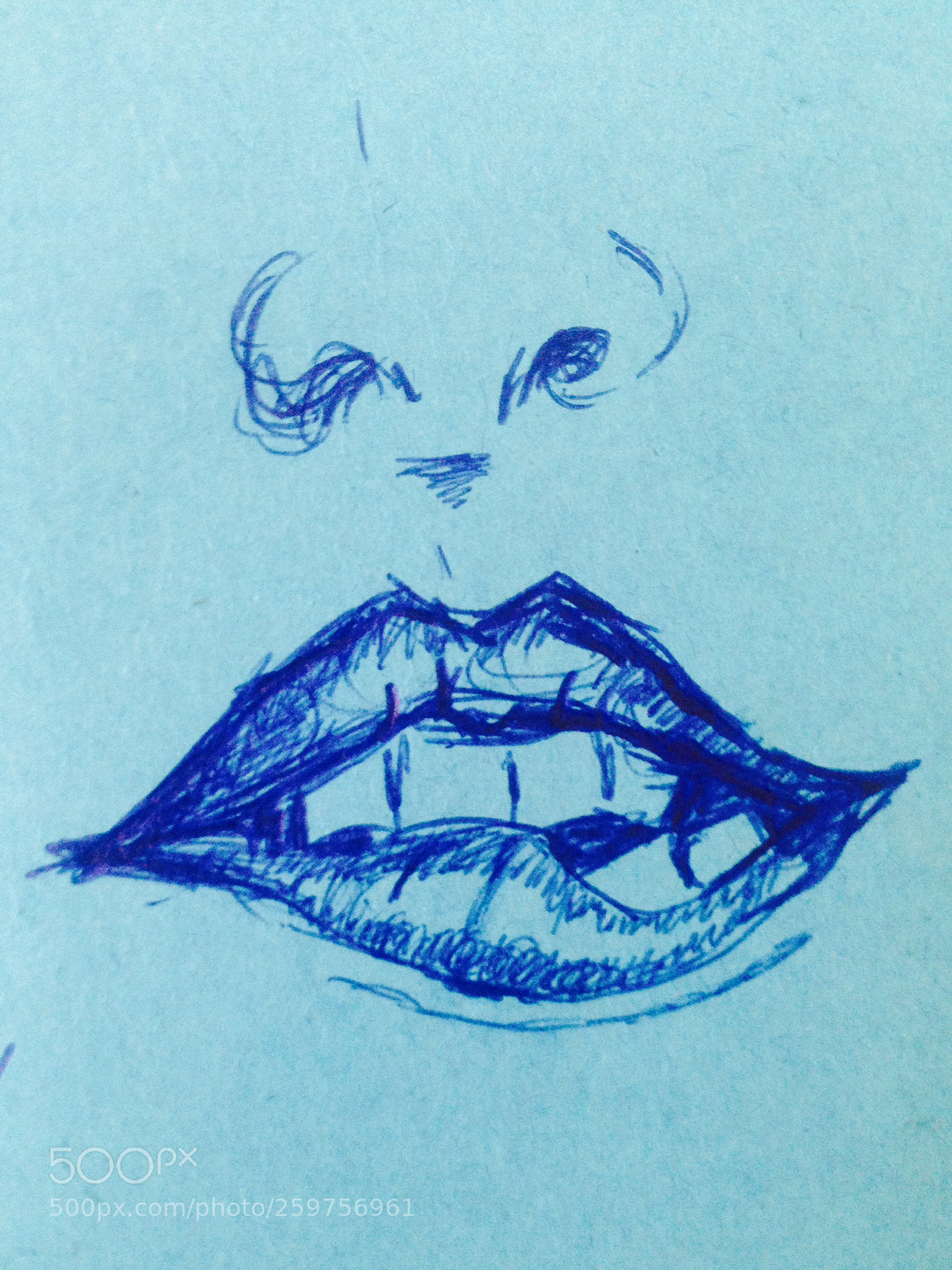 Apple iPhone 5 sample photo. Lips photography