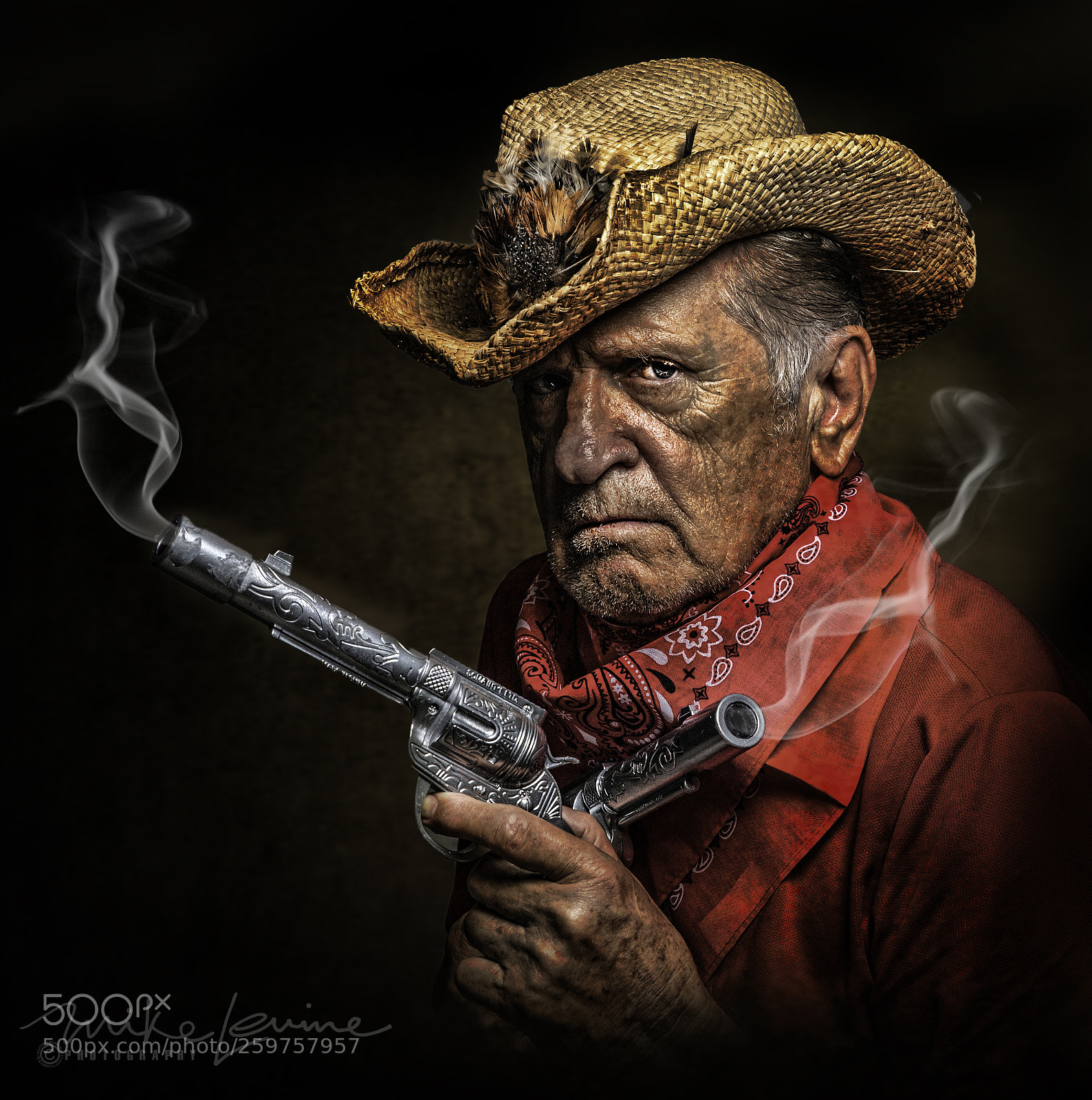 Nikon D700 sample photo. Old cowboy photography