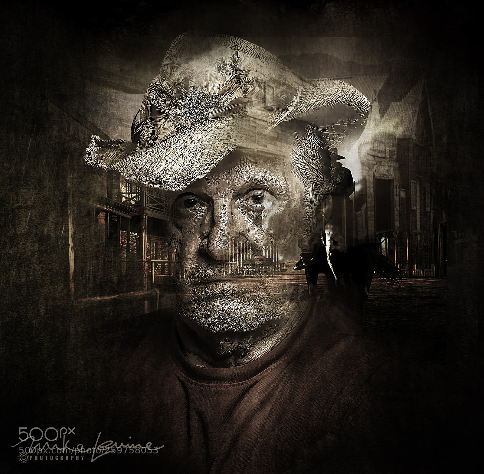 Nikon D700 sample photo. Old cowboy photography