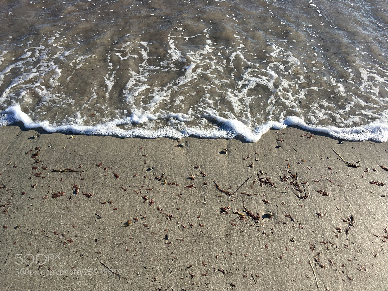 Apple iPhone SE sample photo. Beach foam photography