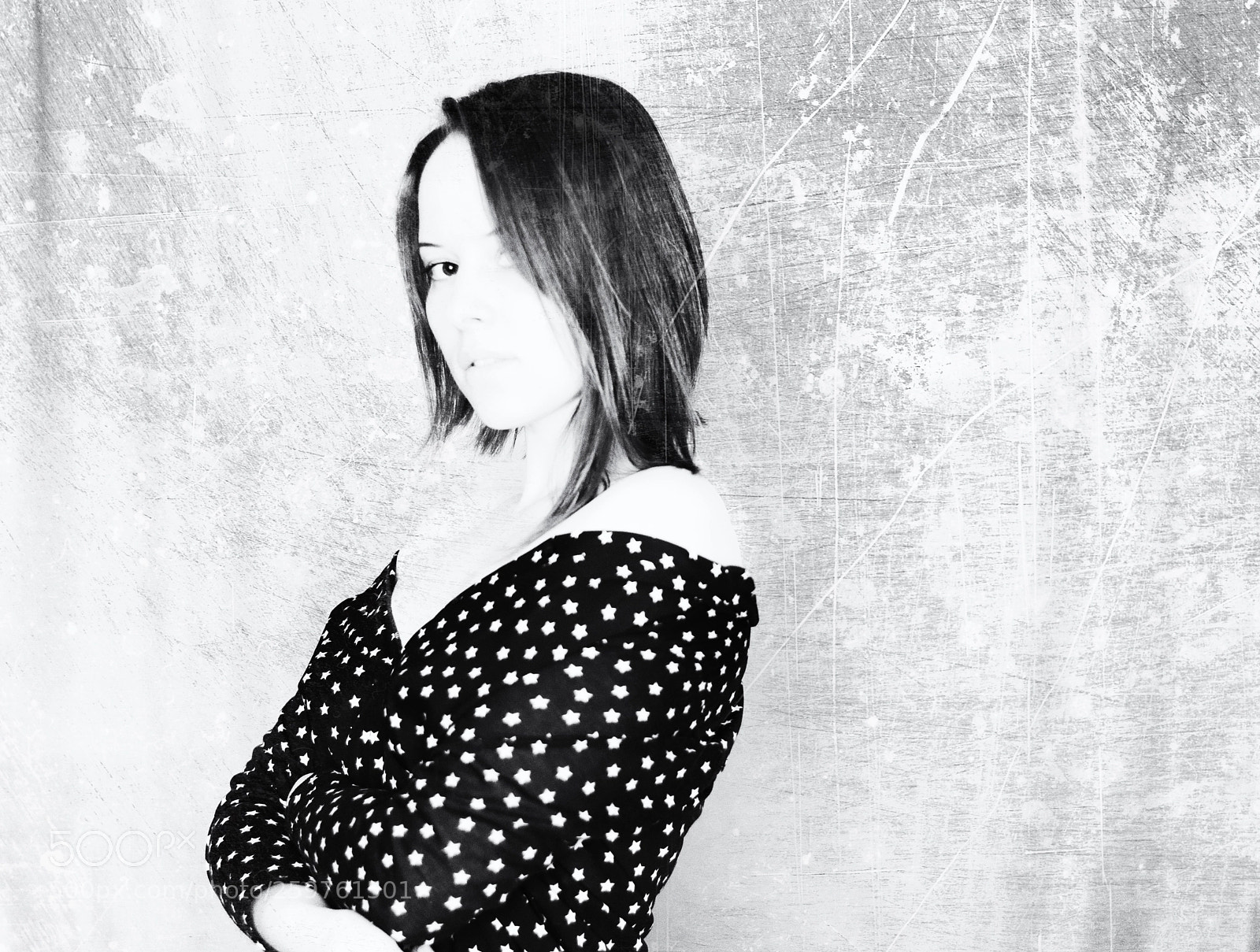 Nikon D90 sample photo. High-contrast self-portrait with naked photography