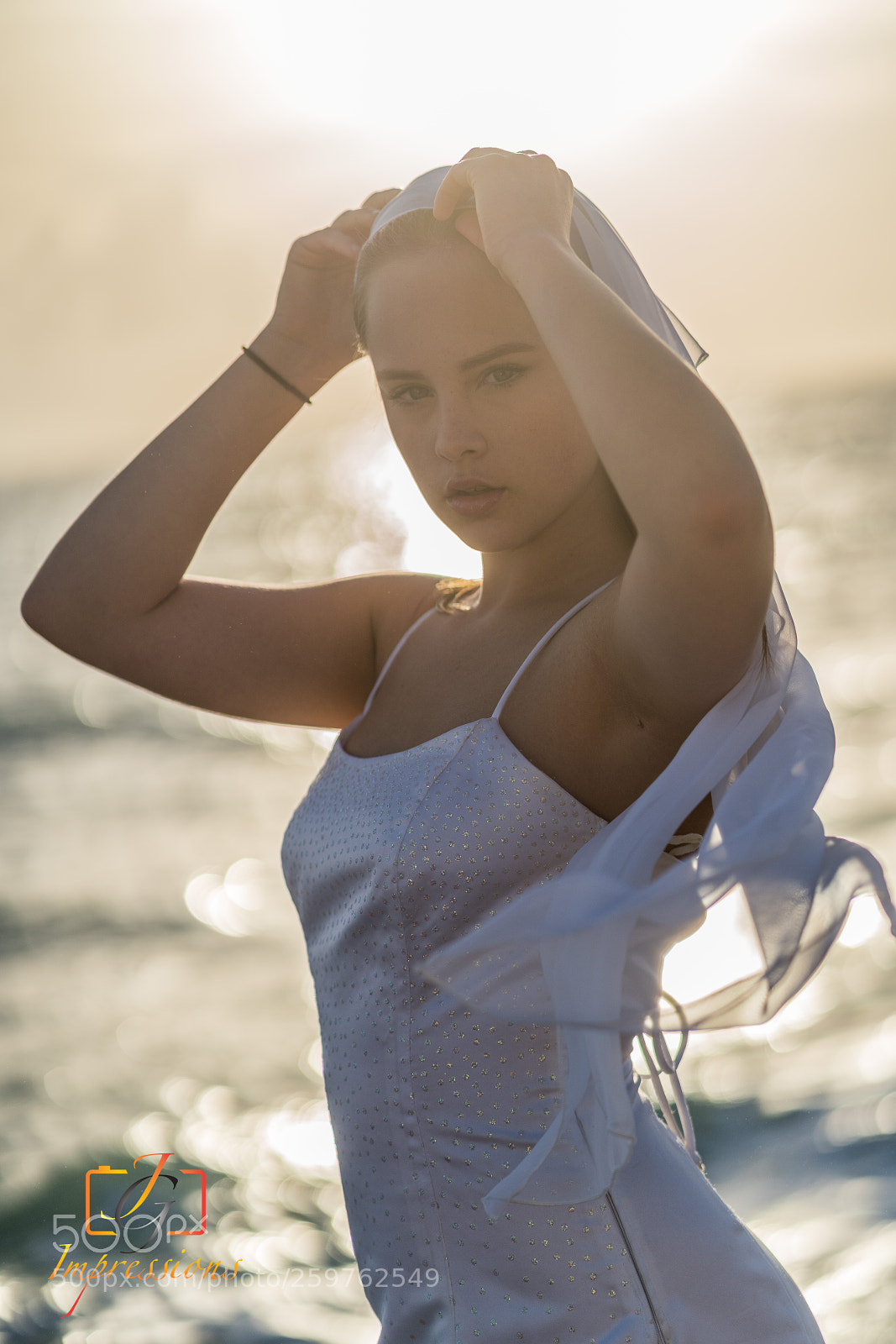 Sony a7R III sample photo. Bride on the beach photography