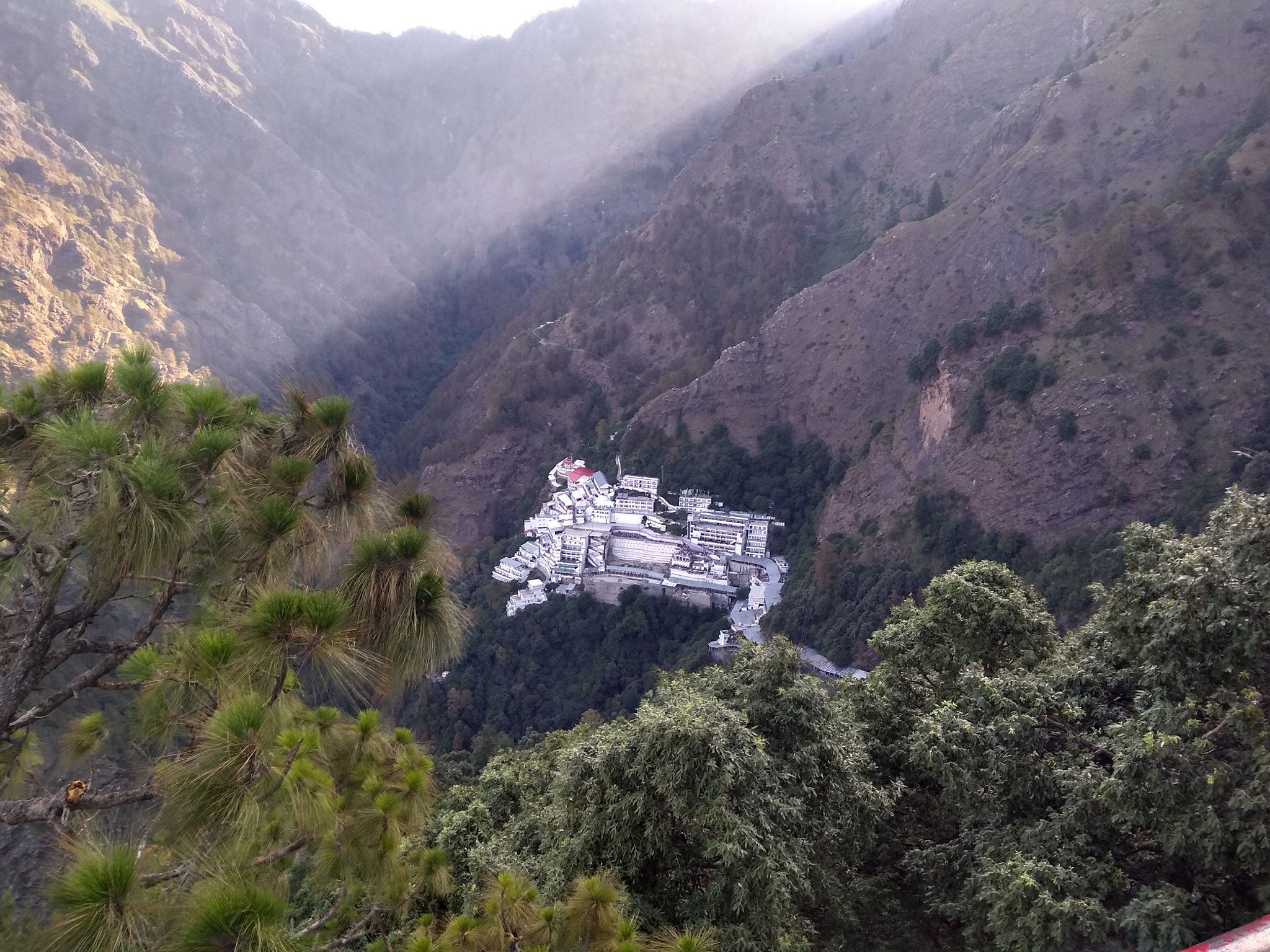 Motorola Moto G (5S) Plus sample photo. A beautiful temple in the valley photography