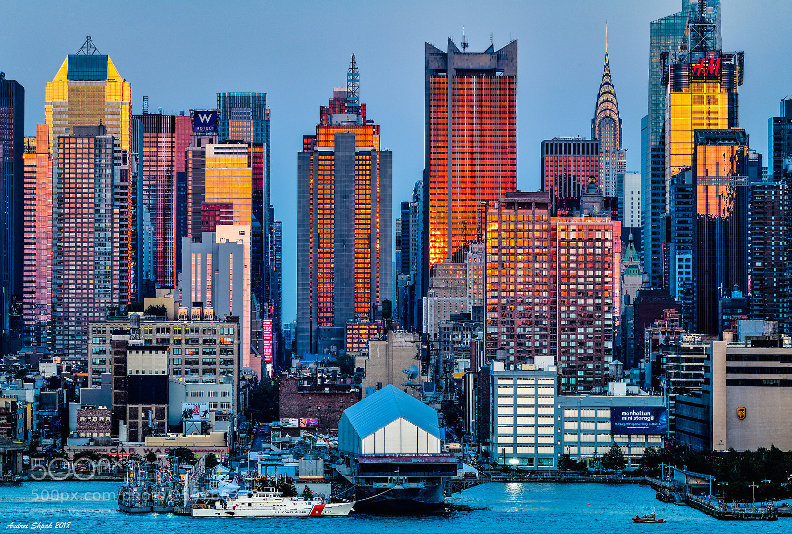 Nikon D850 sample photo. Midtown manhattan at sunset photography