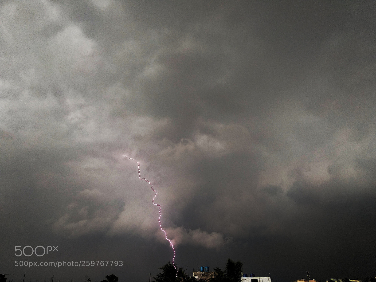 Xiaomi Mi A1 sample photo. Lighting strikes photography
