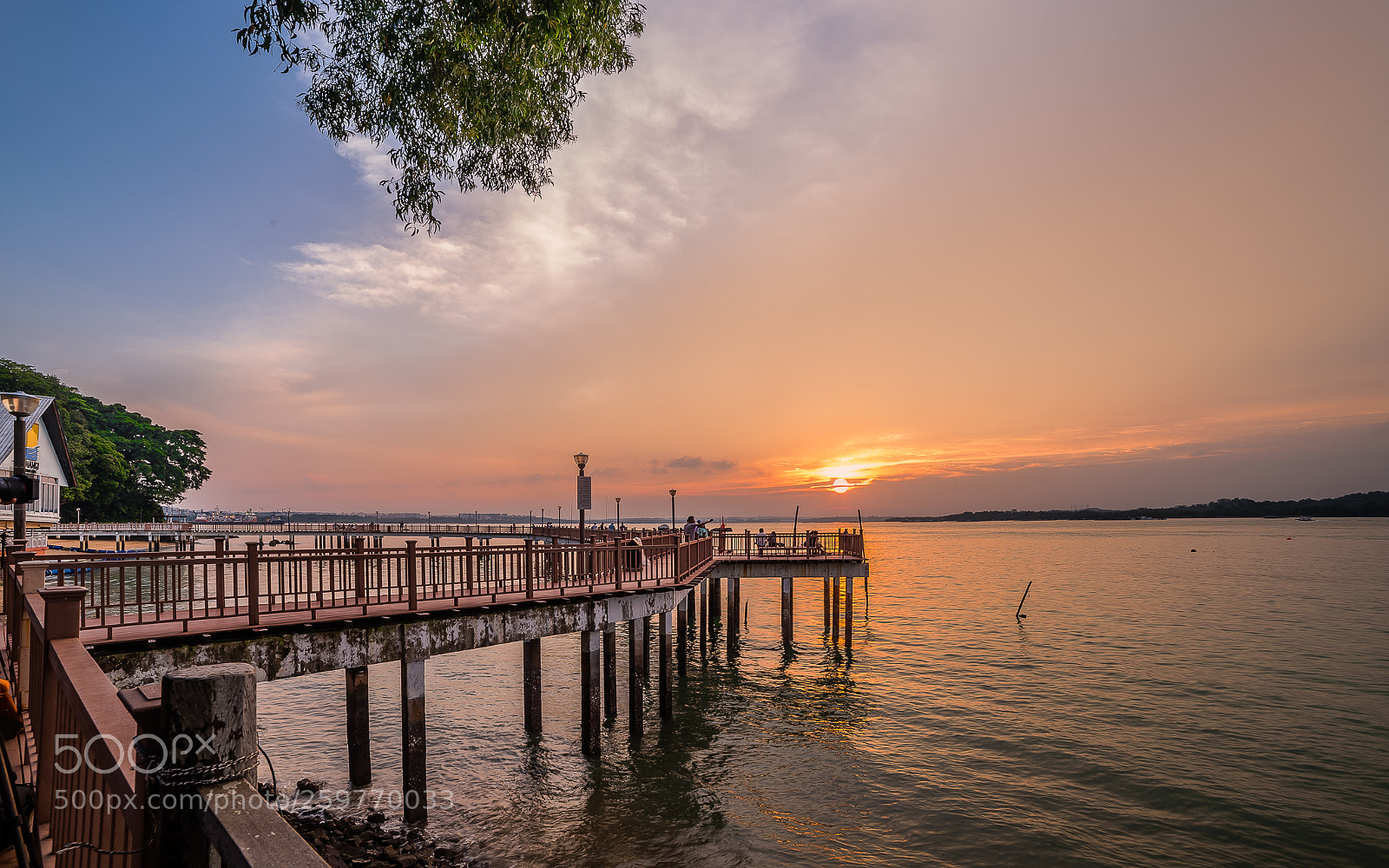 Nikon D750 sample photo. Changi boardwalk sunset photography
