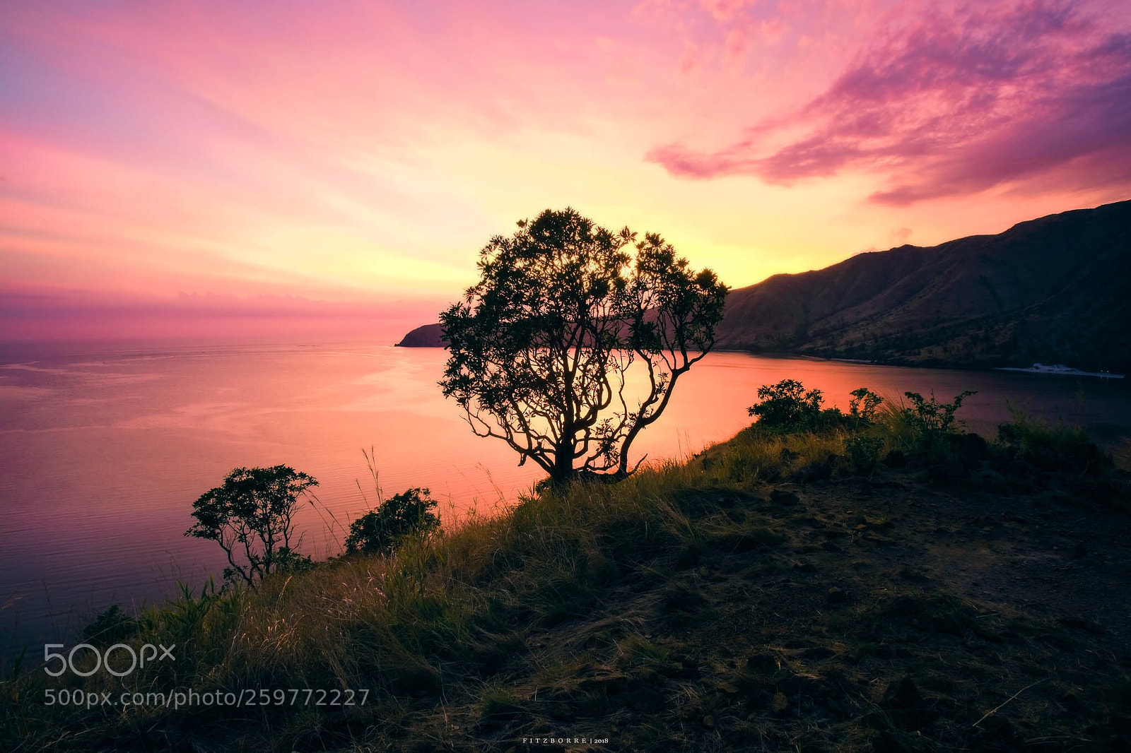Fujifilm X-T2 sample photo. Fiery sunset nagsasa cove photography