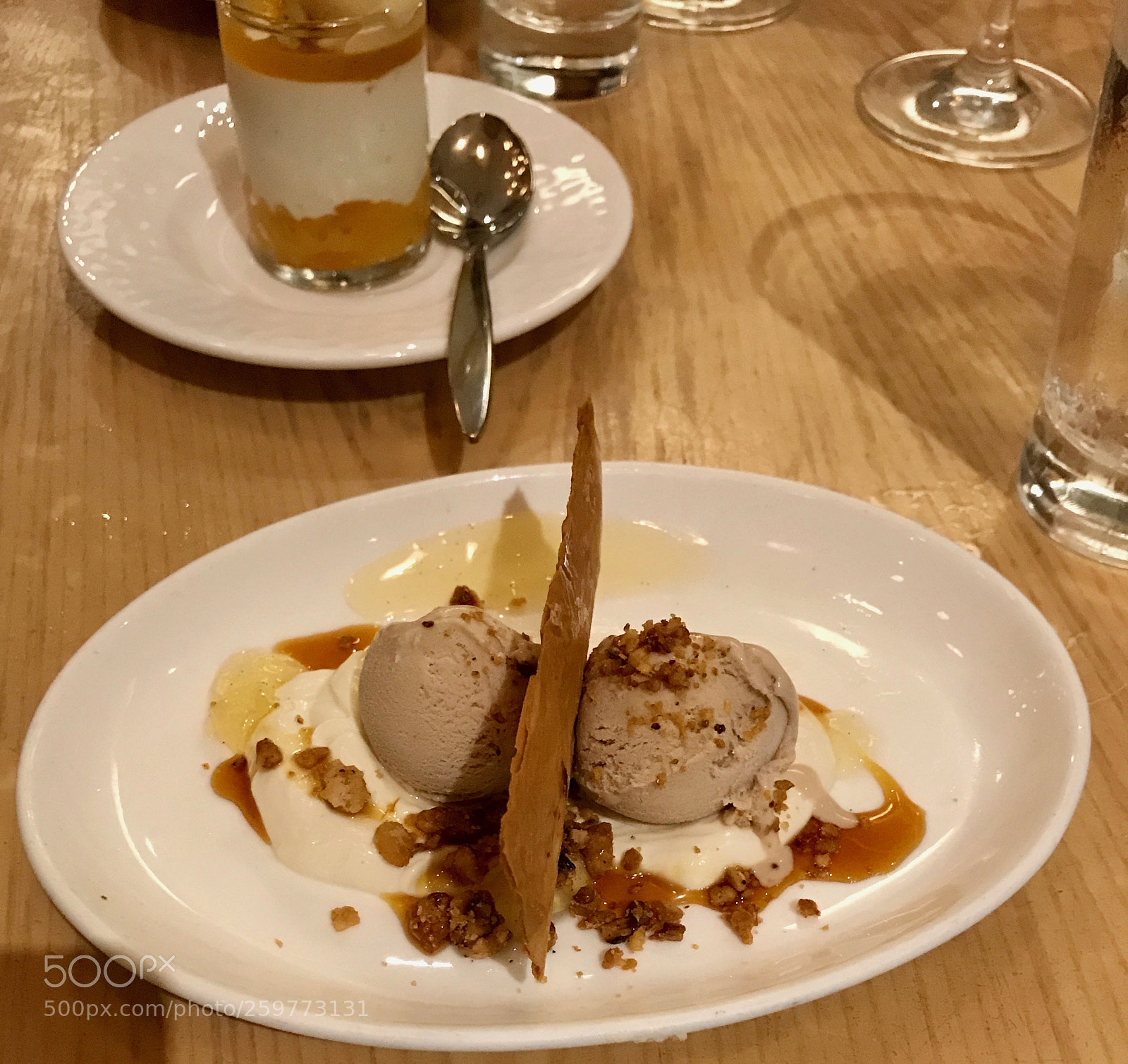 Apple iPhone 7 sample photo. Split dessert photography
