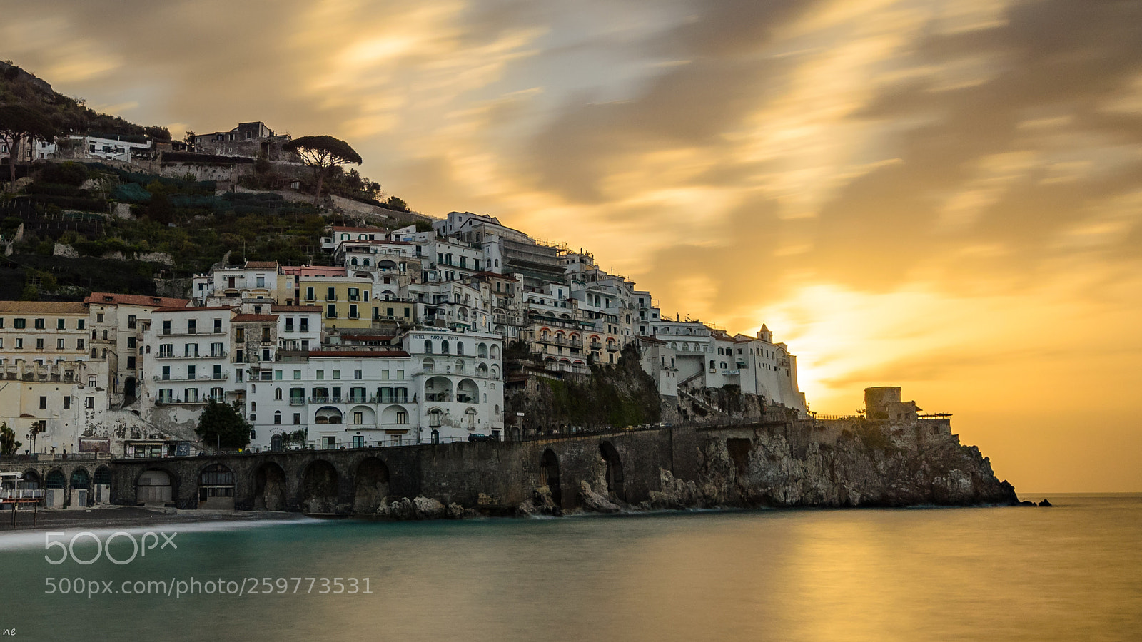 Nikon D5100 sample photo. Sunrise in amalfi 2 photography