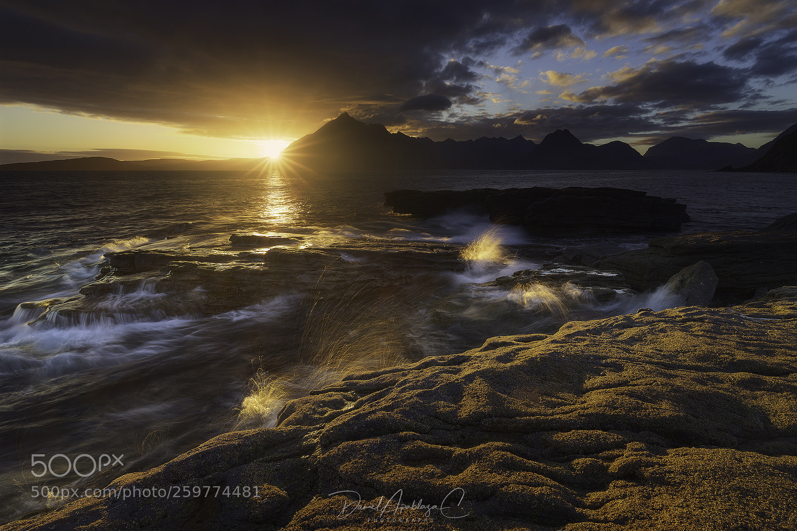 Pentax K-1 sample photo. Cuillins hills from elgol photography
