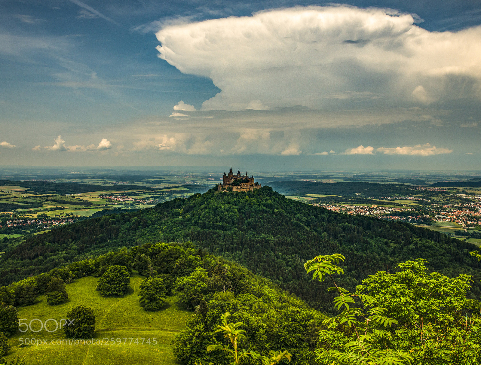 Nikon D800 sample photo. Hohenzollern castle - wide photography