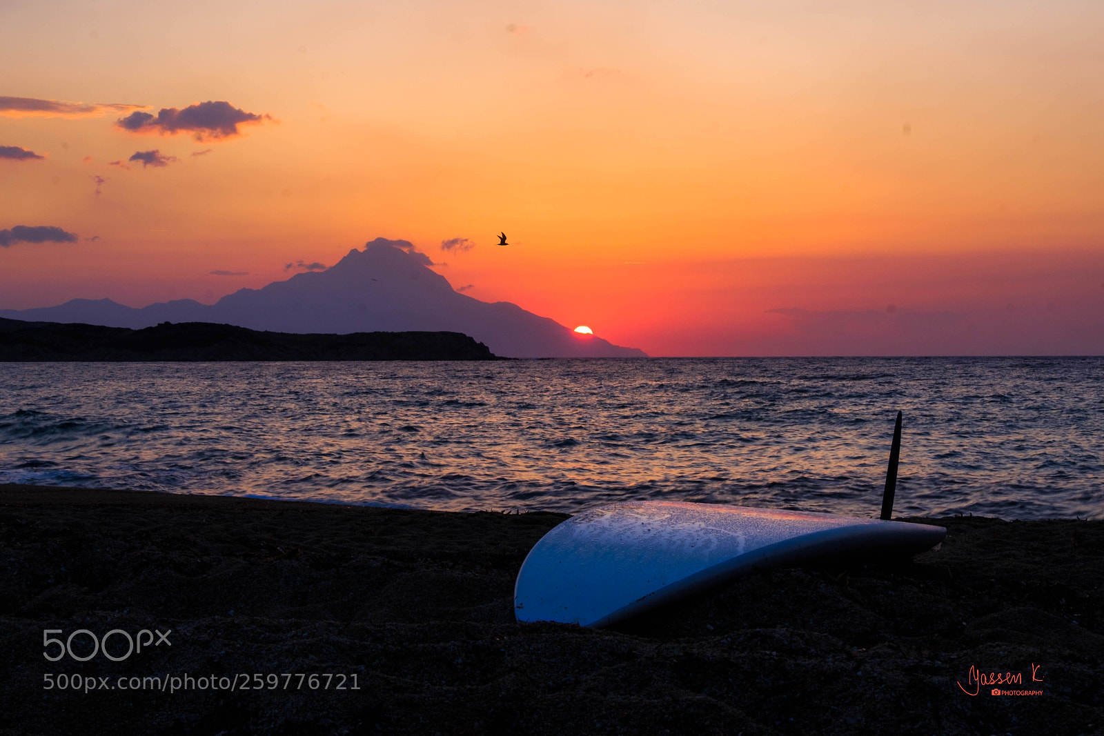 Fujifilm X-T2 sample photo. Sunrise over mount athos photography