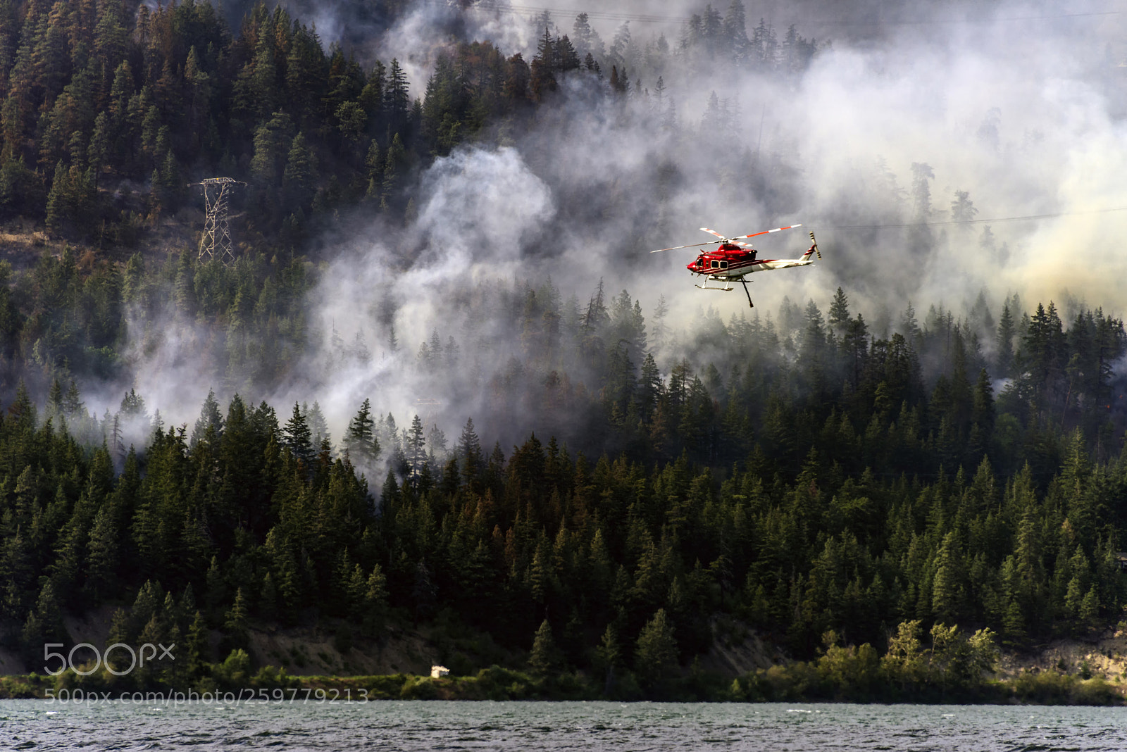 Nikon D810 sample photo. Xusum creek wildfire photography