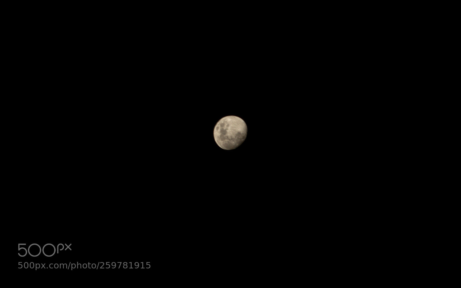 Nikon D3200 sample photo. Moon with myopia photography