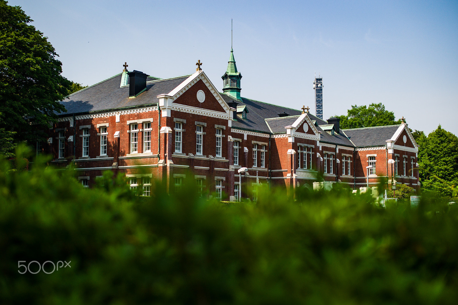 Leica M9 sample photo. Brick building photography