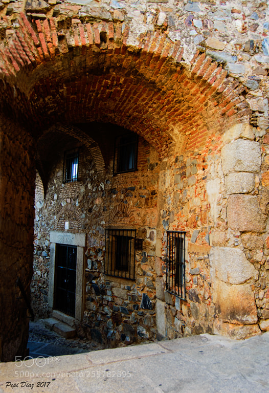 Nikon D3200 sample photo. Parte antigua, cáceres photography