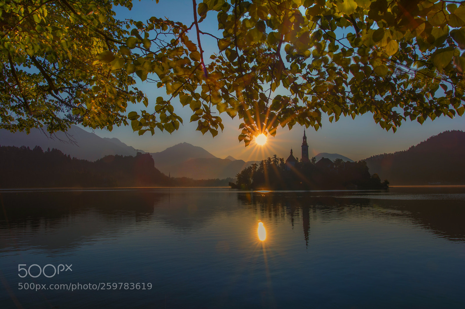 Nikon D7100 sample photo. Lake bled ... sunrise photography