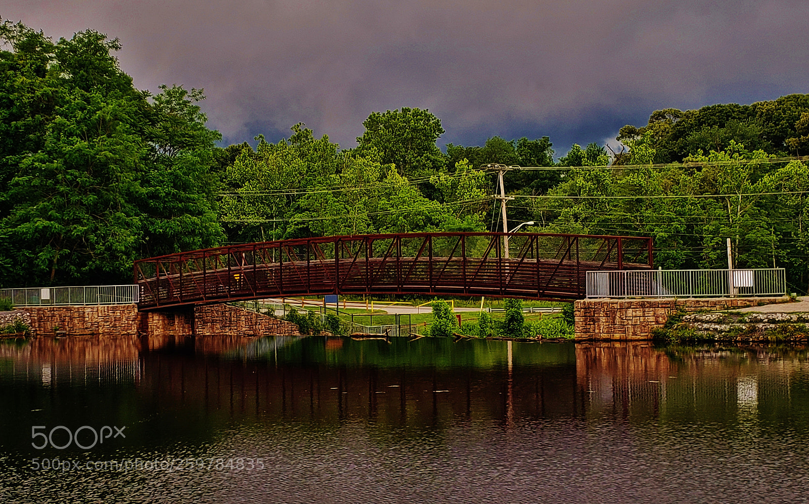 Samsung Galaxy S9+ sample photo. Bridge of storms 2018 photography