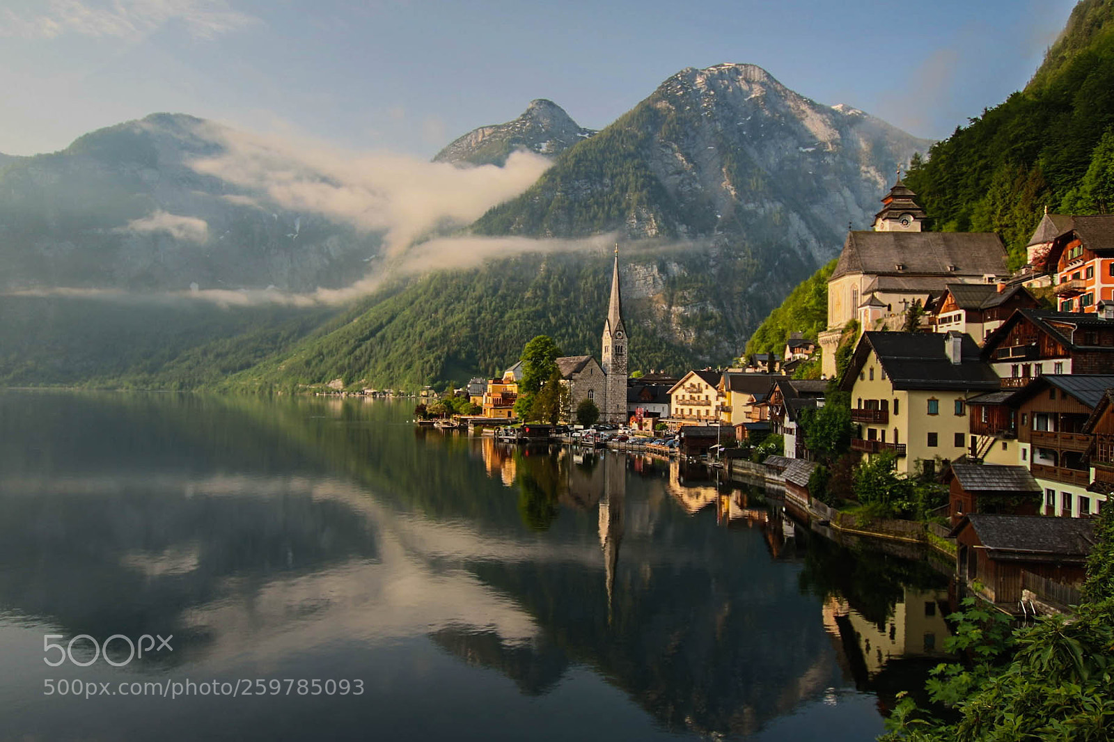 Canon EOS 70D sample photo. Hallstatt postcard photography