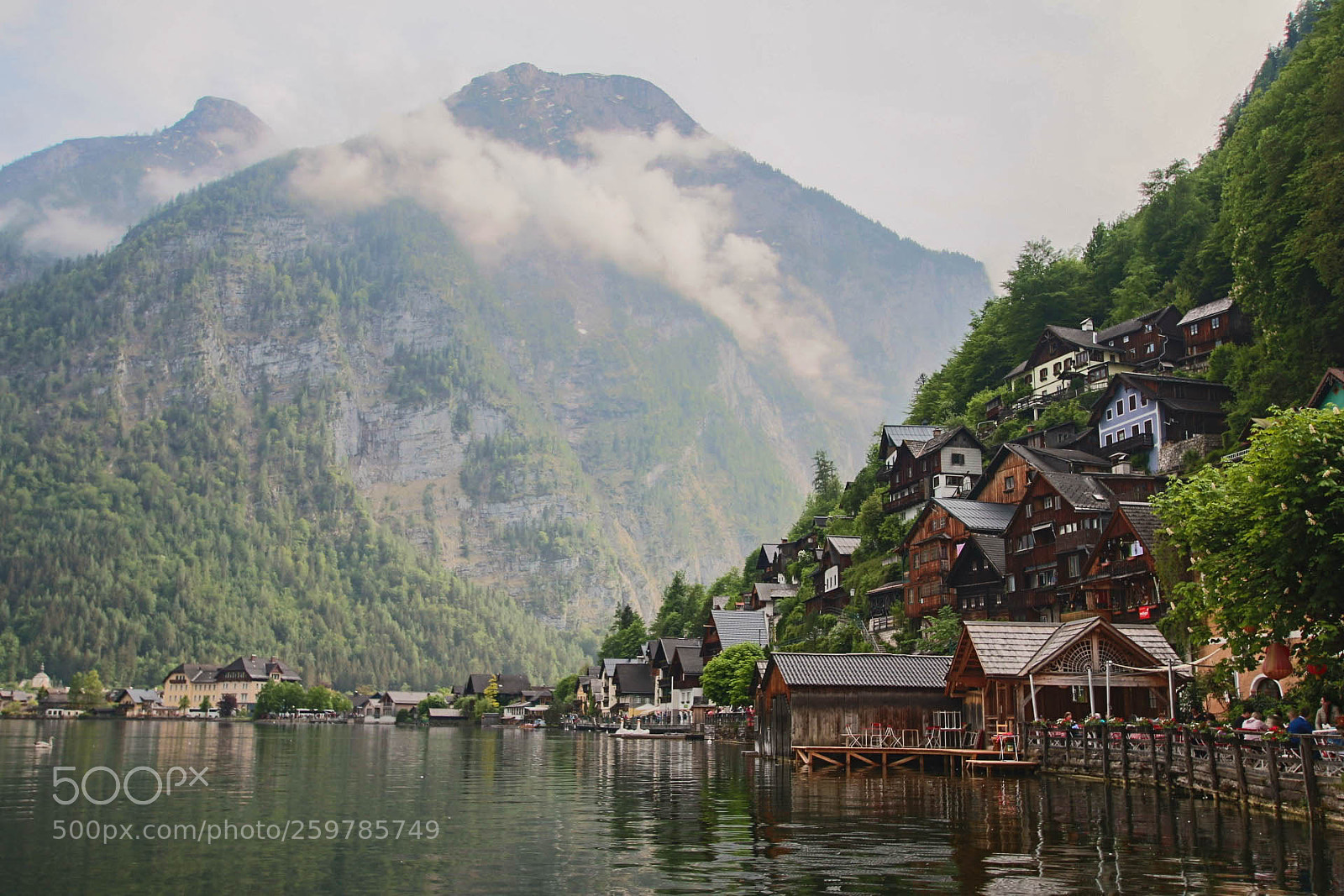 Canon EOS 70D sample photo. Misty afternoon in hallstatt photography