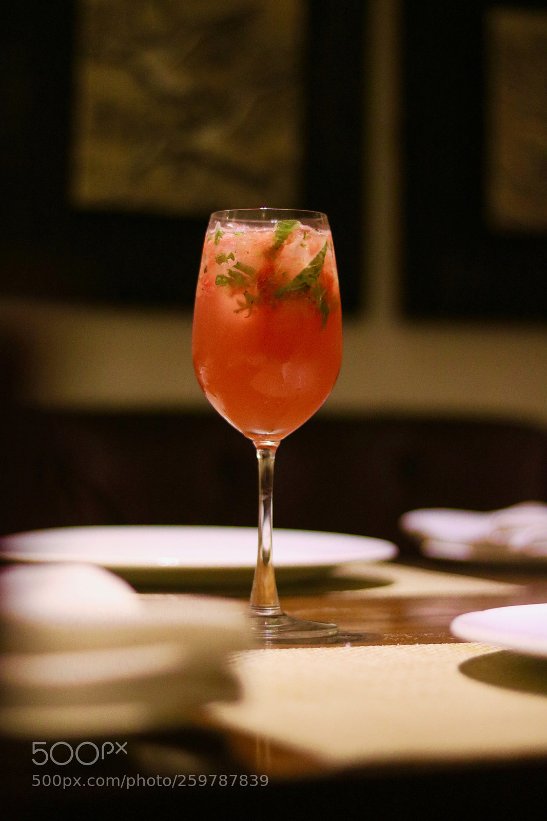 Canon EOS 750D (EOS Rebel T6i / EOS Kiss X8i) sample photo. Watermelon & basil crush photography