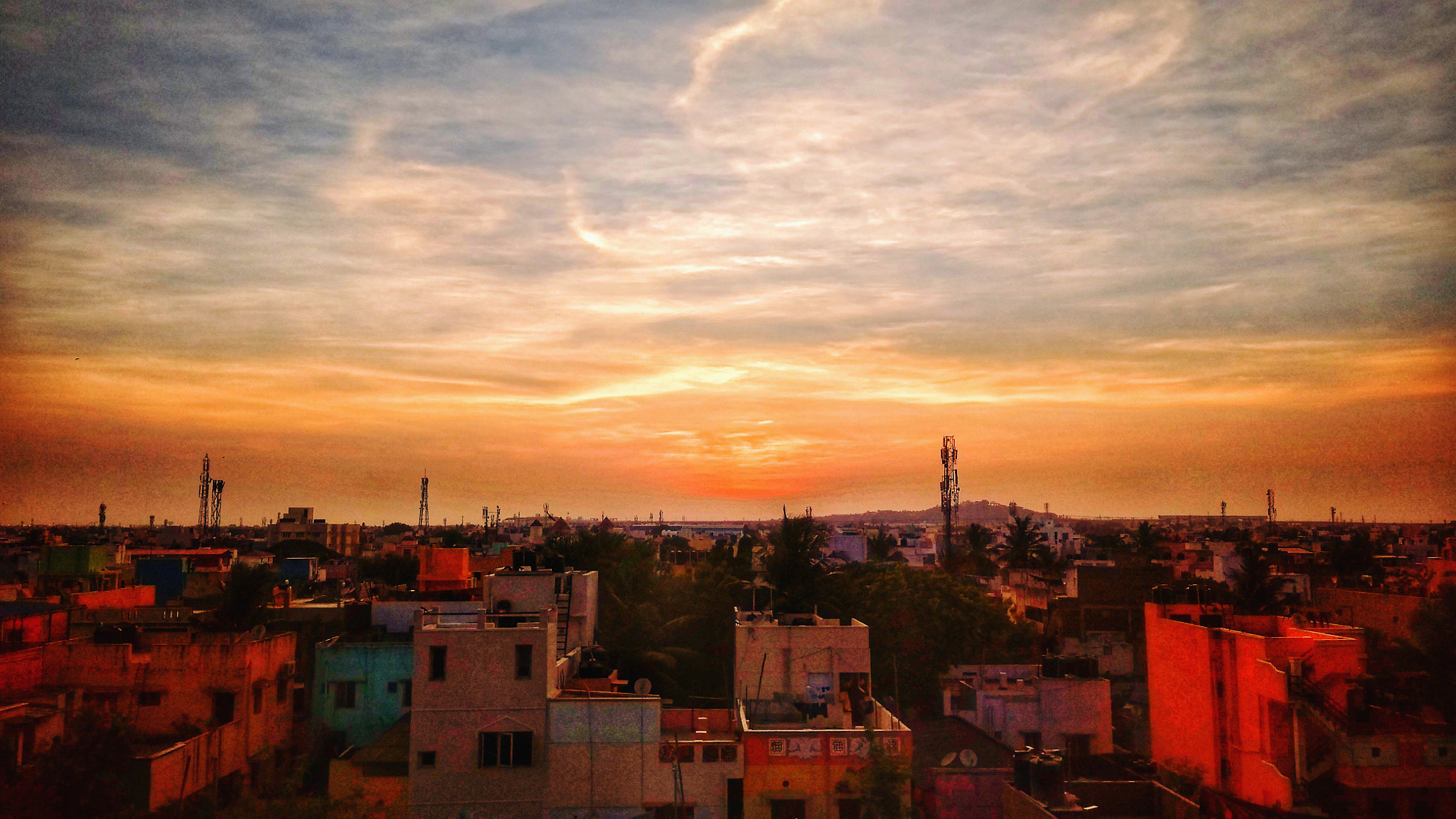 Xiaomi Redmi 4A sample photo. Sunset chennai photography
