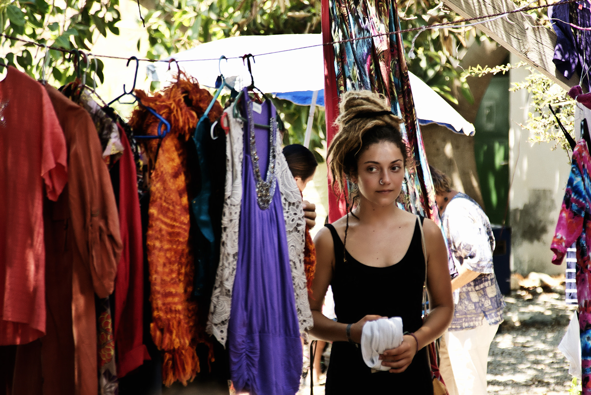 Sony a7S sample photo. In the flea market photography