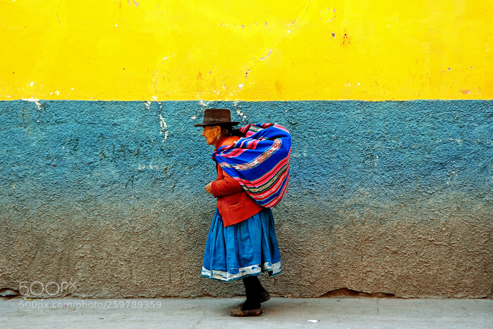 Nikon D90 sample photo. Andean woman photography