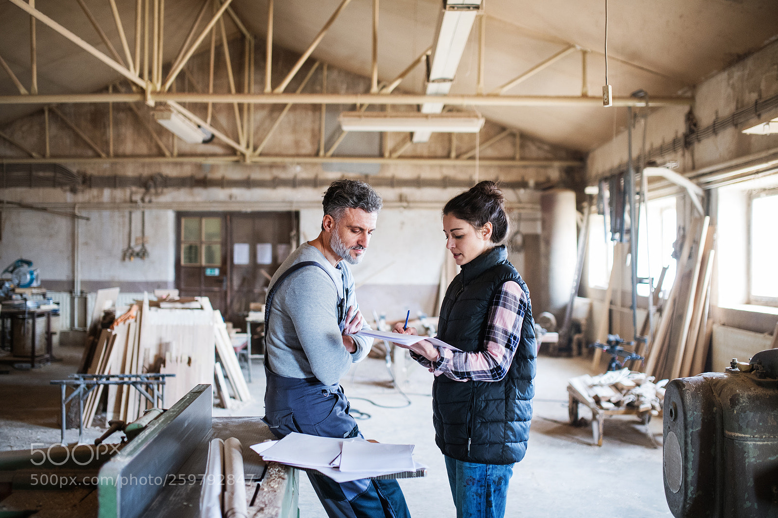 Nikon D5 sample photo. Man and woman workers photography