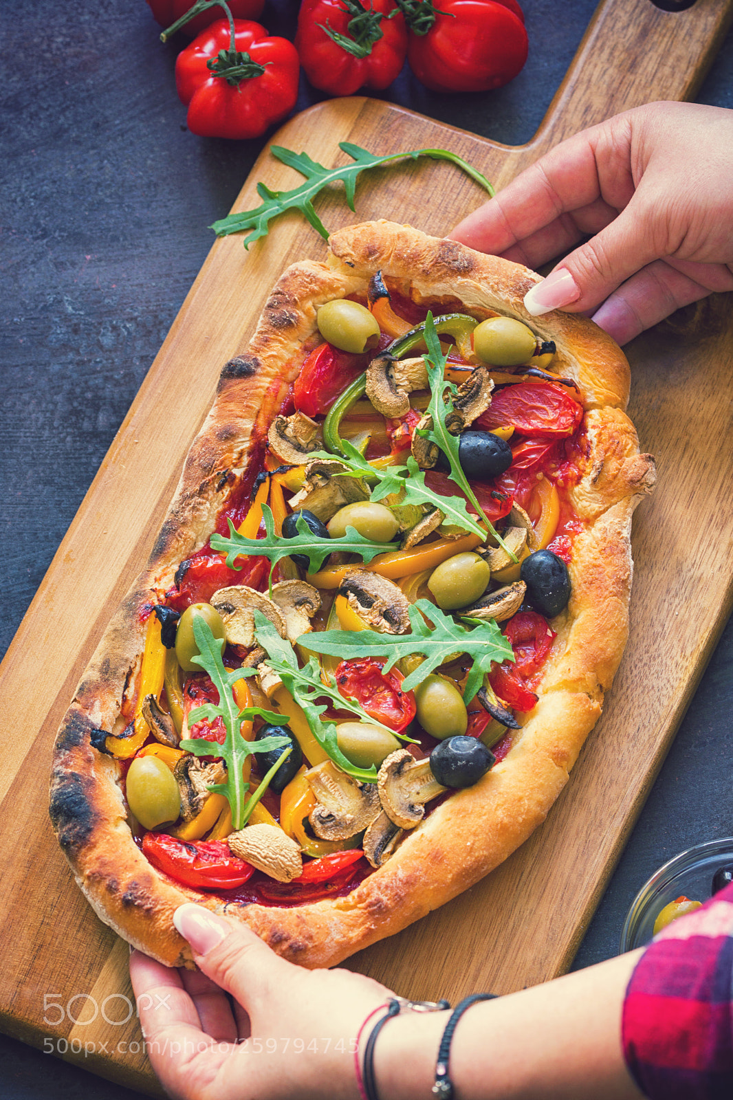 Sony a6300 sample photo. Homemade vegetarian pizza photography