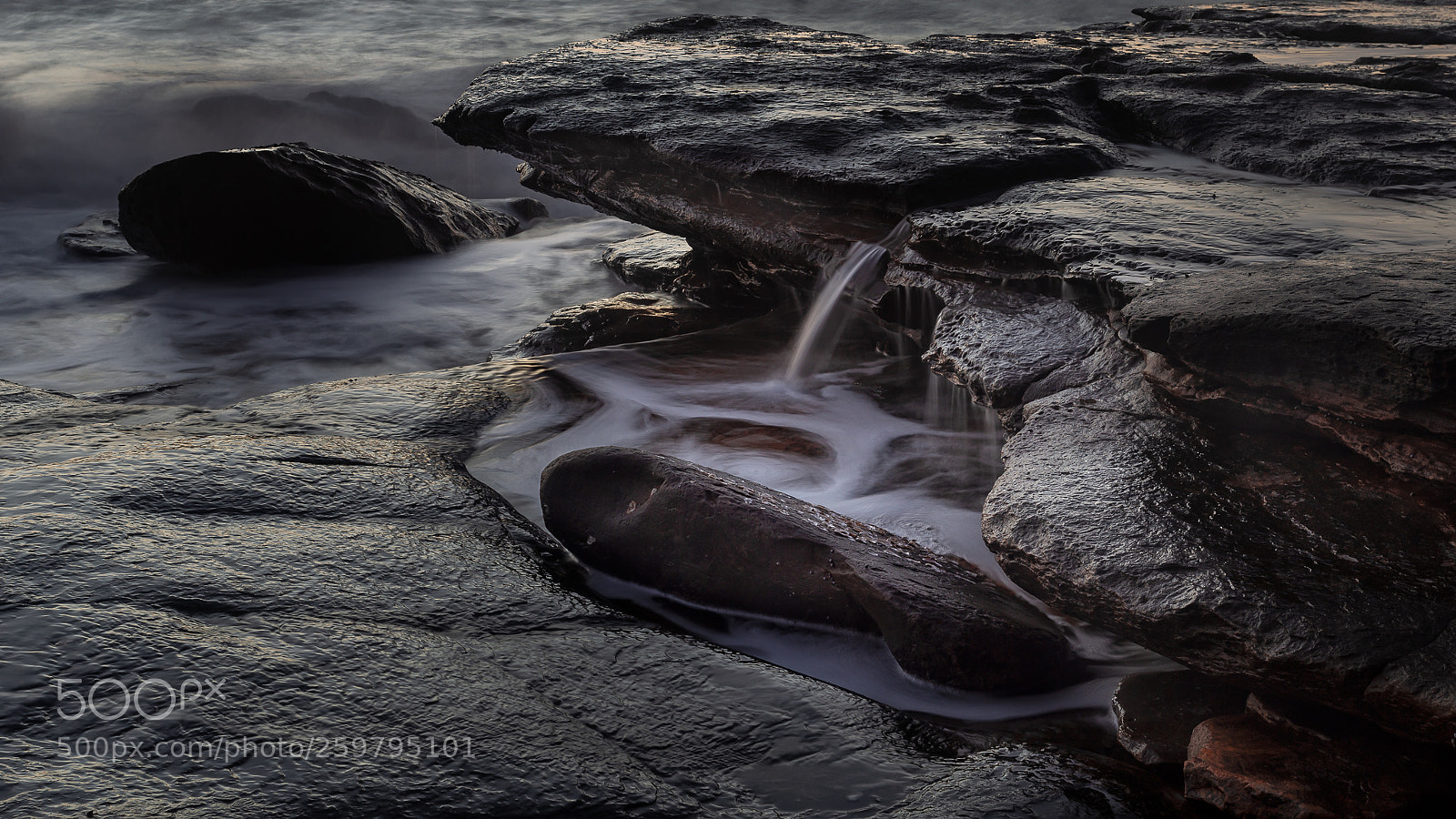 Canon EOS 6D sample photo. Whale beach cascade photography