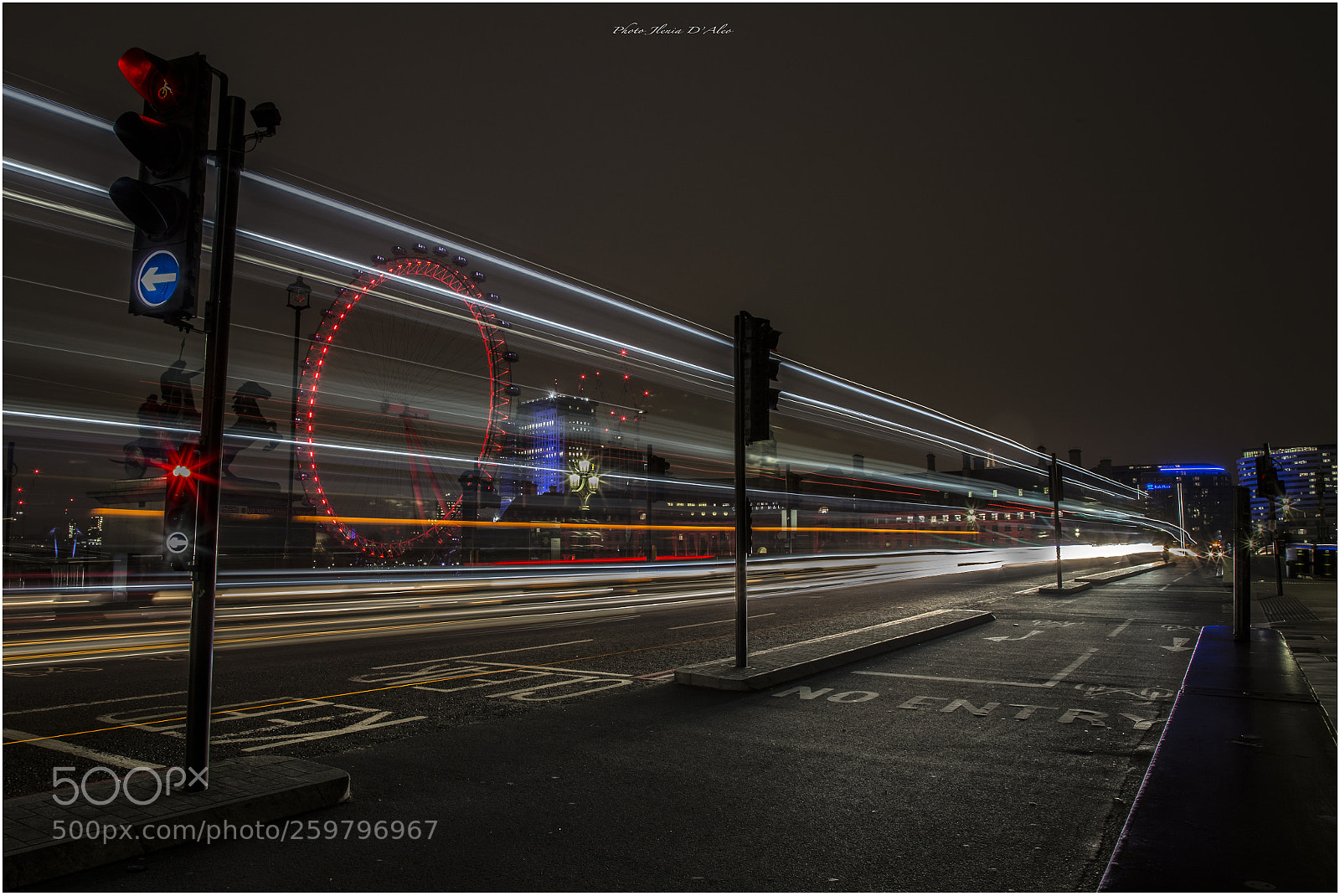 Canon EOS 6D sample photo. Traffic light london eye photography