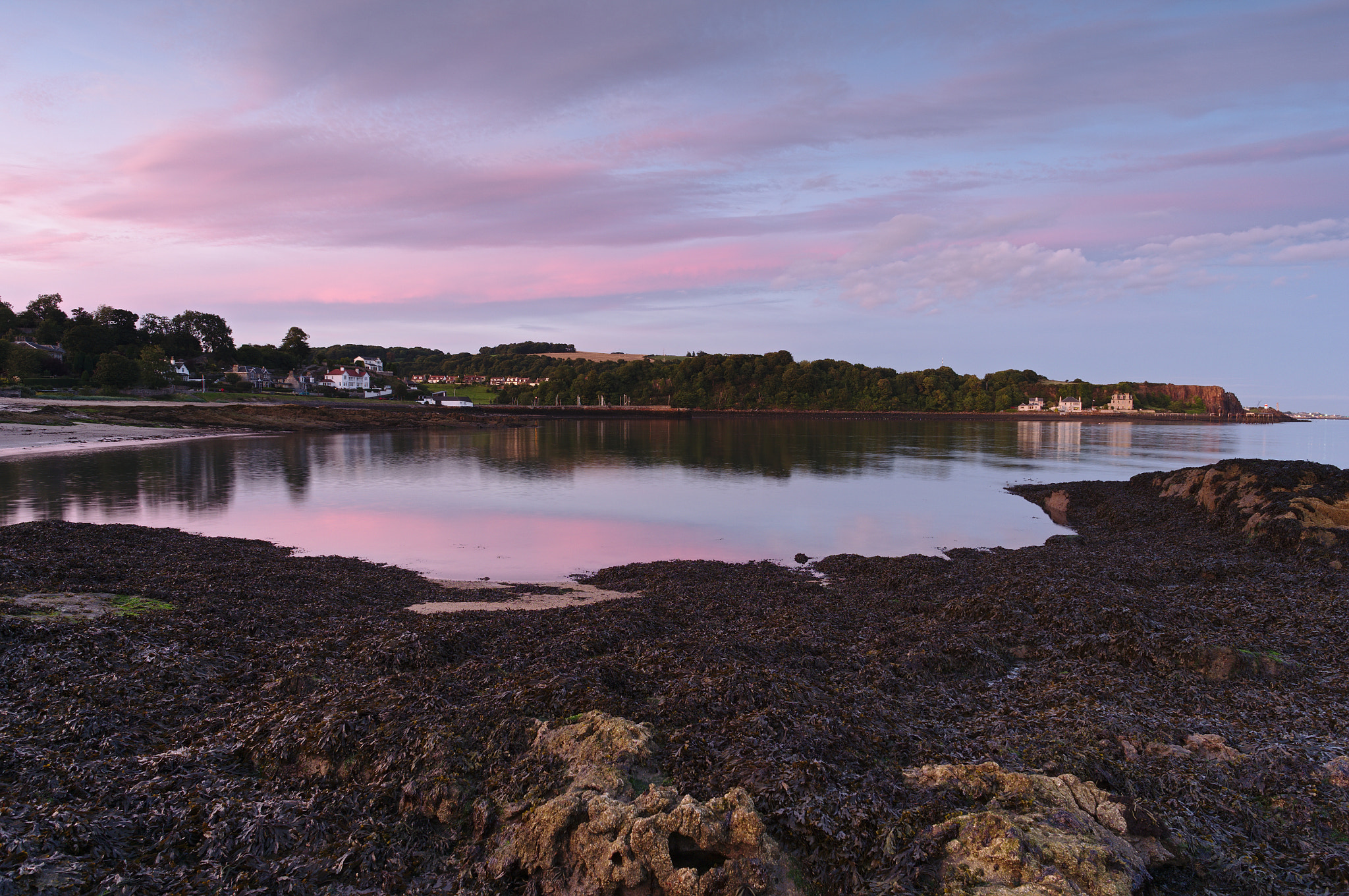 Fujifilm X-Pro1 sample photo. Aberdour at sunset photography