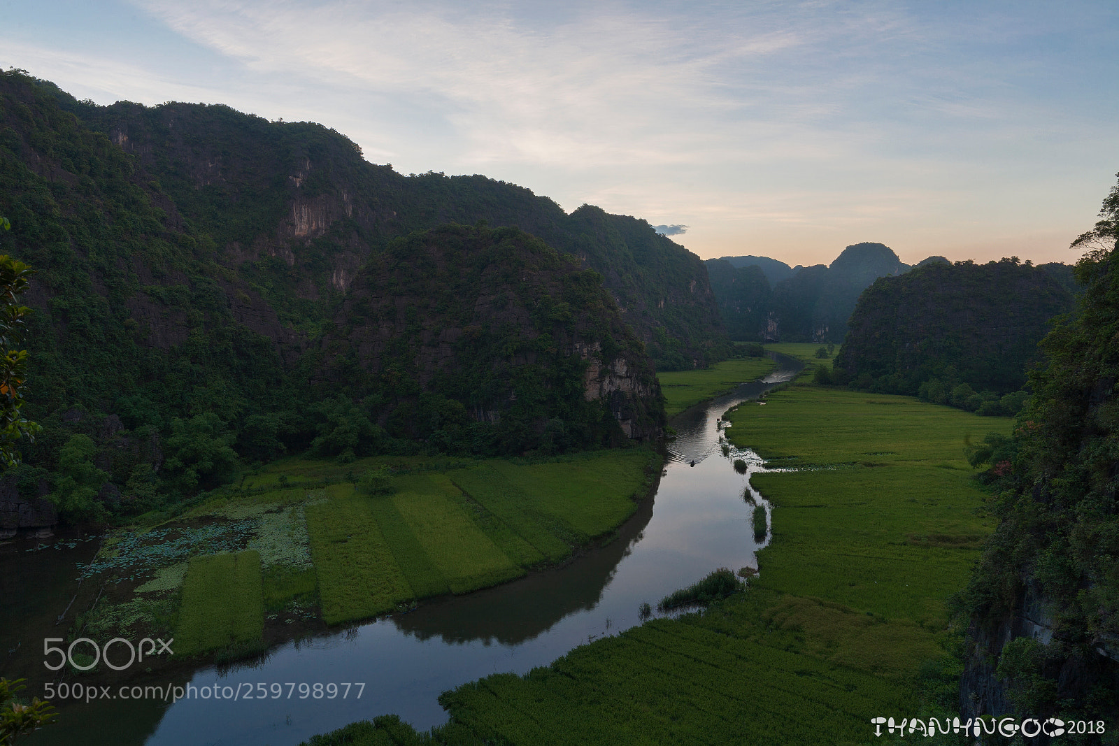 Canon EOS 5D sample photo. Tam coc rice filed photography