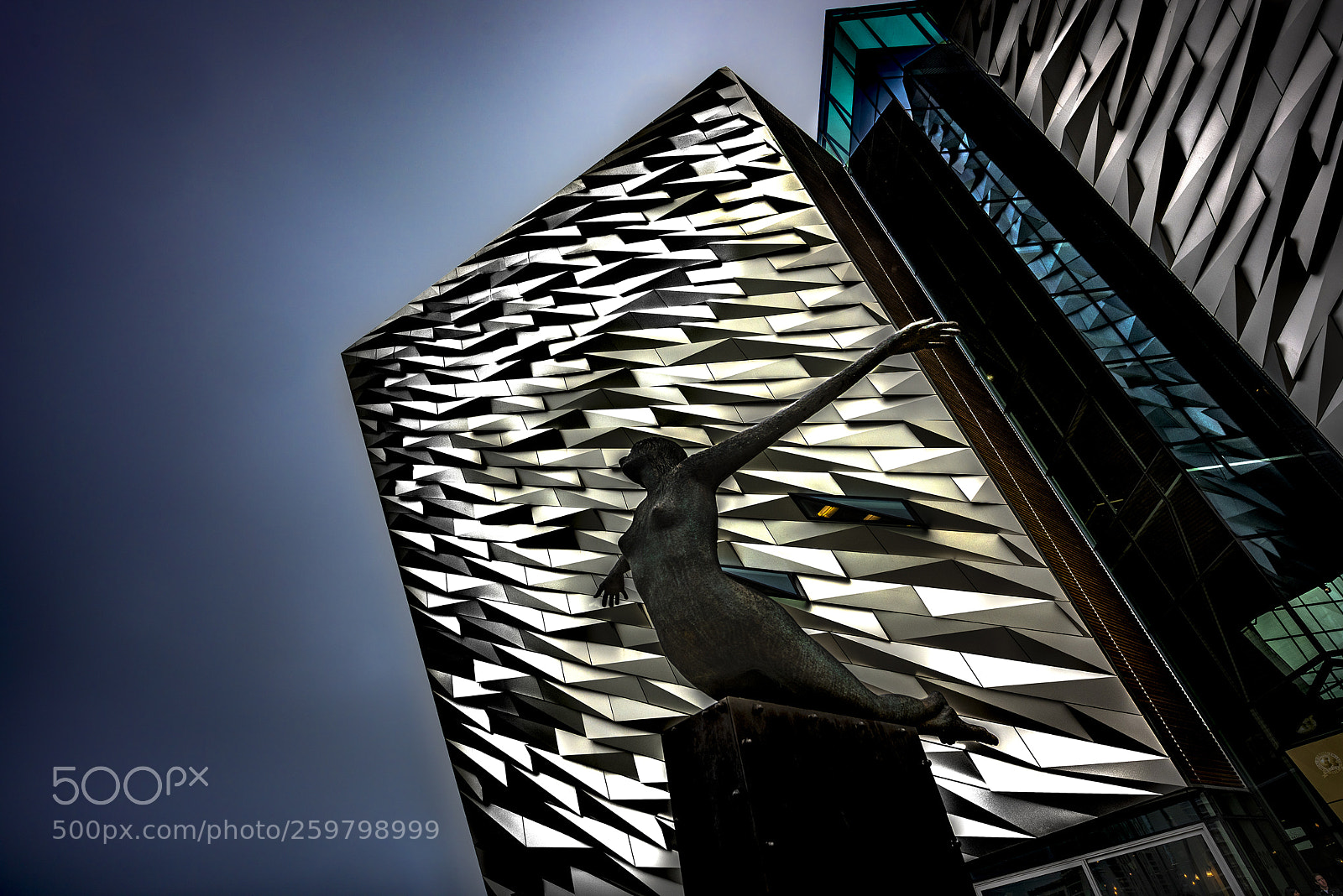 Nikon D810 sample photo. Titanic museum belfast photography