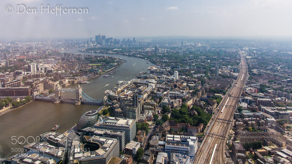 Canon EOS 60D sample photo. East from the shard photography
