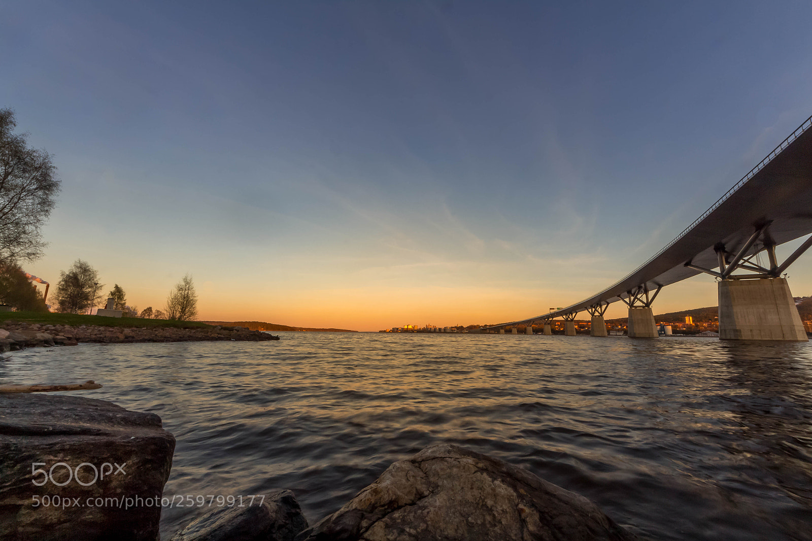 Canon EOS 700D (EOS Rebel T5i / EOS Kiss X7i) sample photo. Sunset in sundsvall, sweden photography